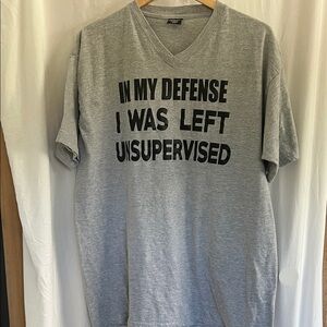 Gray Graphic Men's or Women’s T-Shirt